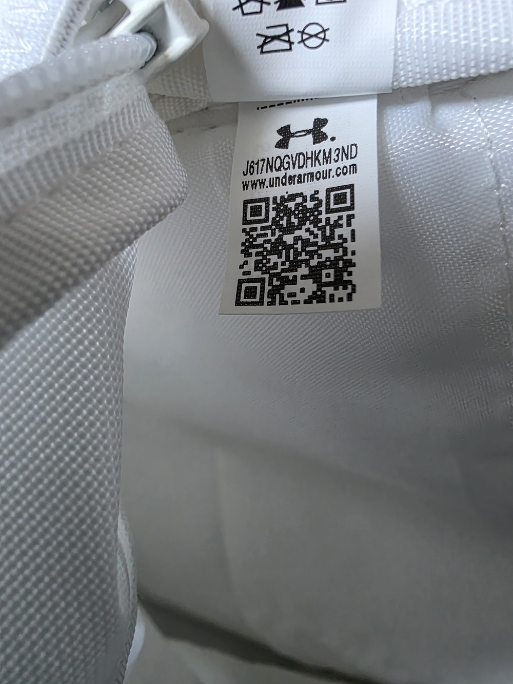 Under Armour White Men's Storm Backpack - Picture 8 of 10